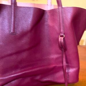 Reversible both sides nude and Elegant Burgundy authentic  Michael Kors Tote Bag